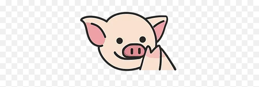 Lihkg Pig Sticker Pack - Stickers Cloud Emoji,Animated Pig Emoticon