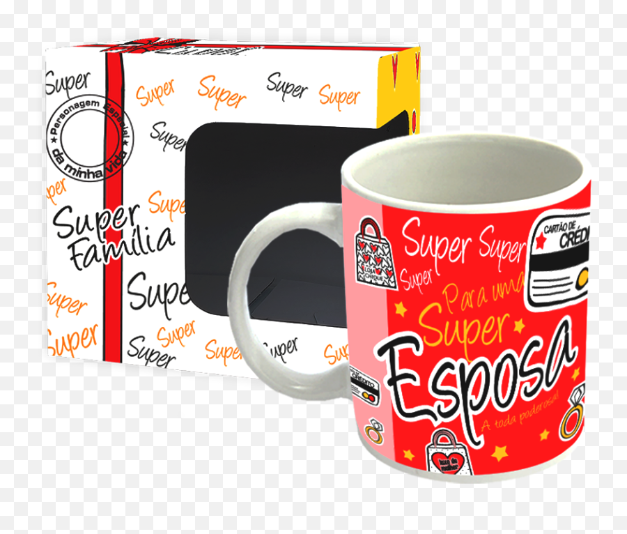 Caneca - Super Esposa Creare Presentes Emoji,Emoticon De Esposa