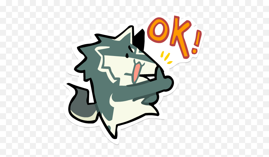 Wolf Link Emoji,Connect Emoji