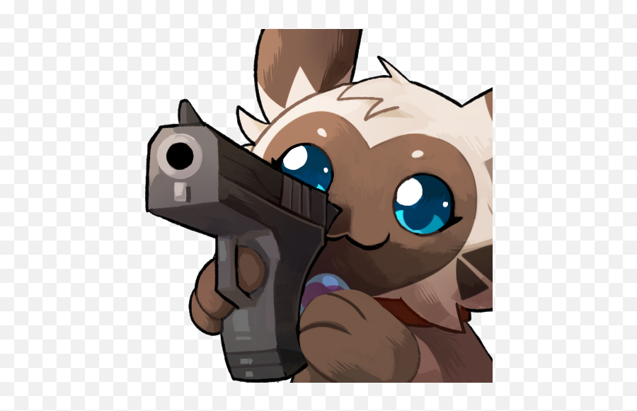 Free Art Raffle Weasyl - Cat With A Gun Emoji,Weapon Emoji