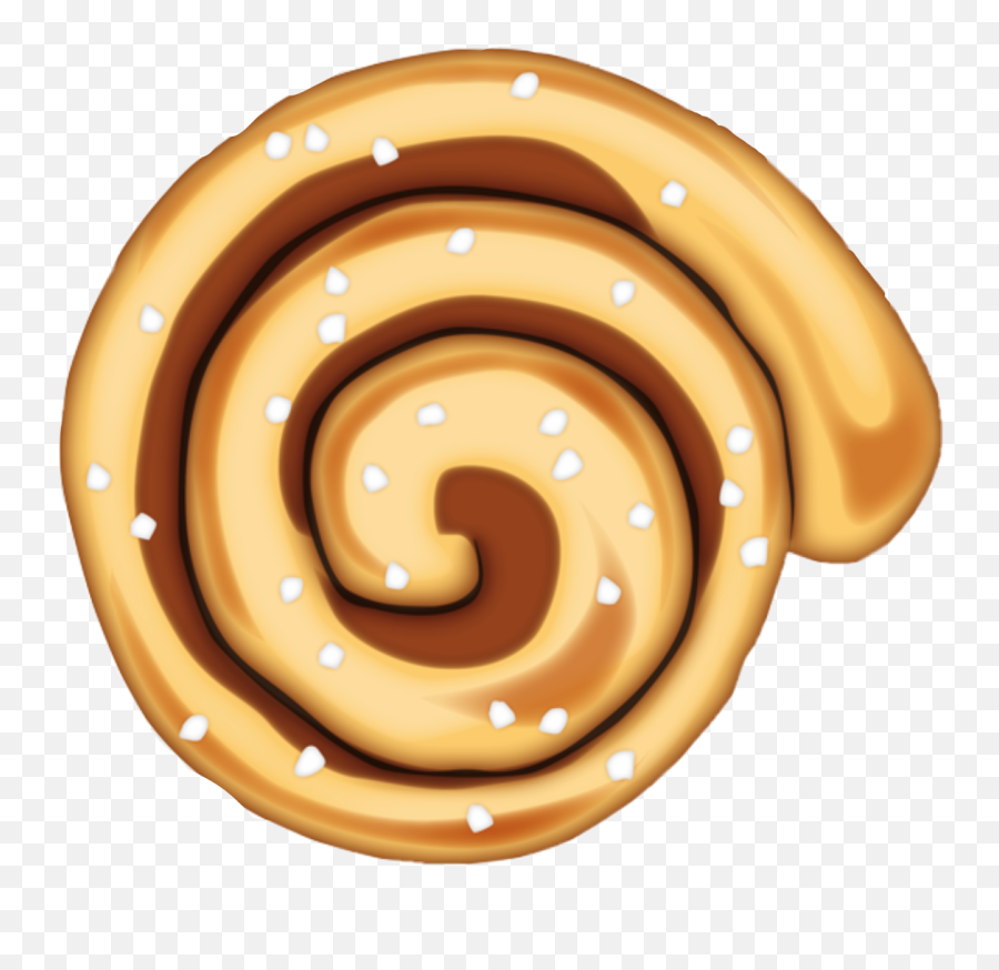 Cinnamon Bun Sticker - German Cuisine Emoji,Cinnamon Bun Emoji