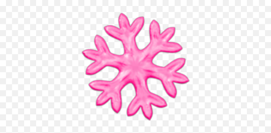 Snowflakes Pink Snowflake Sticker - Snowflake Emoji Png,Snow Flake Emoji
