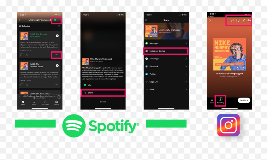 247 Spotify Podcasts To Instagram Stories By Michael - Podcast Instagram Story Emoji,How To Add Emoji On Instagram