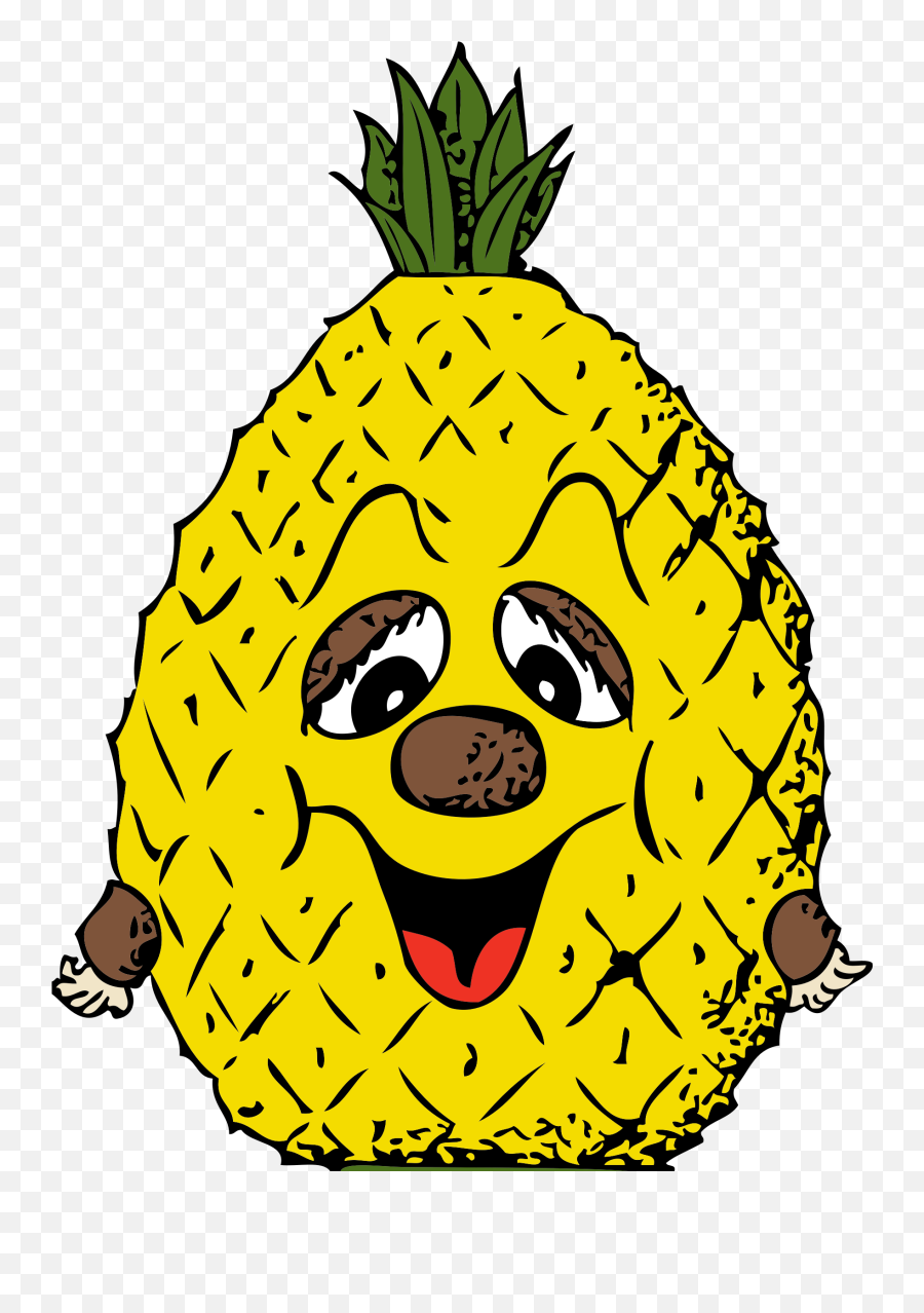 Pineapple Free To Use Cliparts 2 - Cartoon Pineapple Emoji,Pineapple Emoji