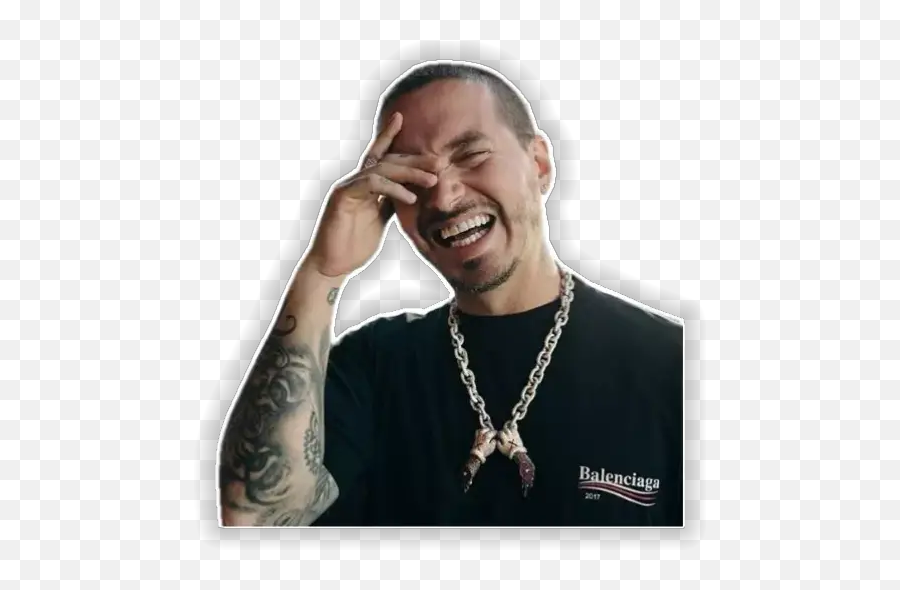 J Balvin U0026 Pitbull Stickers For Whatsapp - J Balvin Cadenas De Oro Emoji,Emoji Of Pitbull