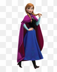 Anna - Anna Frozen Transparent Background Emoji,Oh My Disney Frozen Emoji