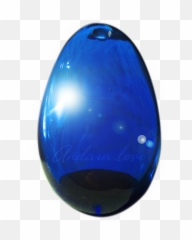 Andara Yoni Egg - Cobalt Auset Isis Solid Emoji,Monatomic Rhodium Emotions