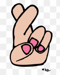 Finger Cliparts Download Free Clip Art - Fingers Crossed Clip Art Emoji,Cross Finger Emoji