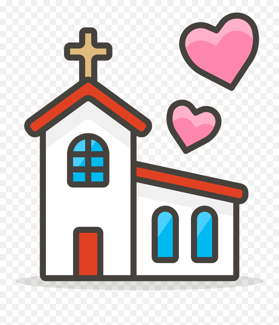 Wedding Emoji Clipart - Pon Una Iglesia Con Esa Fé,Marriage Emojis