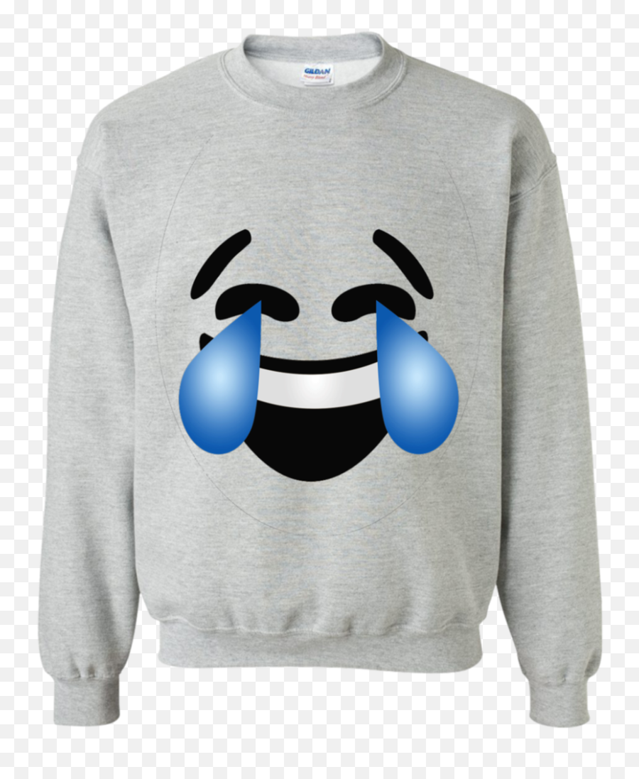 Emoji Costume Laughing Tears Of Joy - Anti Trump Sweatshirt,Laughing Tears Emoji