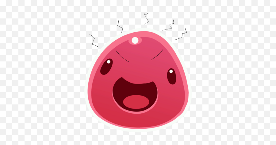 The Pinkinator - Slime Rancher Pink Slime Fanart Emoji,Crushing Emoticon