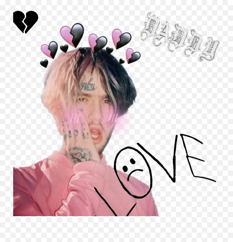 Lilpeep Lil Peep Sticker By Kayabasisultan - Girly Emoji,Peep Emoji