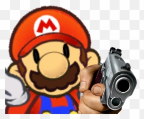 Here Is A Funny Meme I Made - Paper Mario Papercraft Emoji,Meme About Emotion Using Weapons