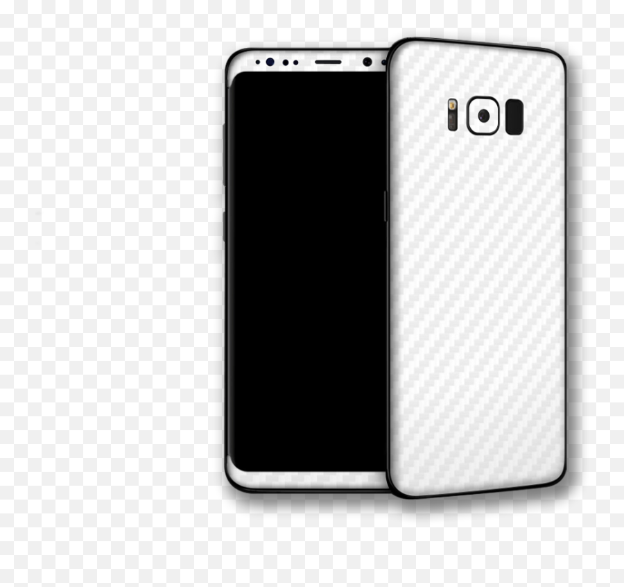 Samsung Galaxy S8 - Carbon Fiber White Skin Mobile Phone Case Emoji,How To Make Emojis With Samsung Galaxy S8 Note