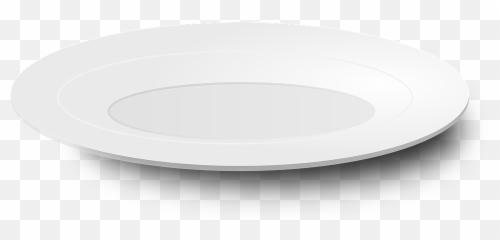 White Dinner Plate Transparent Image Png Arts - Plastic Plate Transparent Background Emoji,Emojis Pixel Transperent