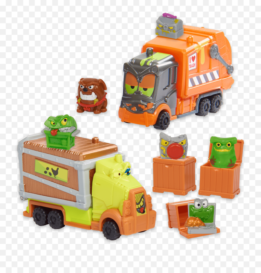 Smash Crashers Garbage Gary U0026 Rusty Rigs - 2 Pack Bundle Walmartcom Smash Crashers Emoji,Emotion Rigs For Kids