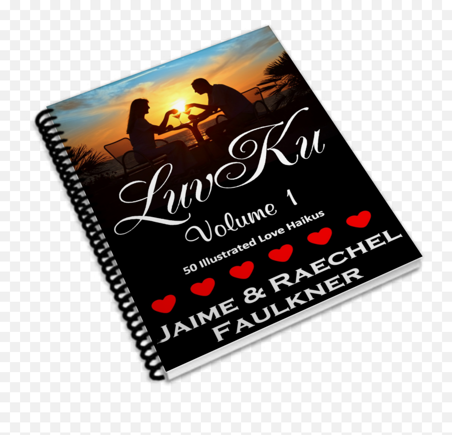 Luvku Volume 1 - Book Cover Emoji,Haiku Poem Color, Emotion, Feelings