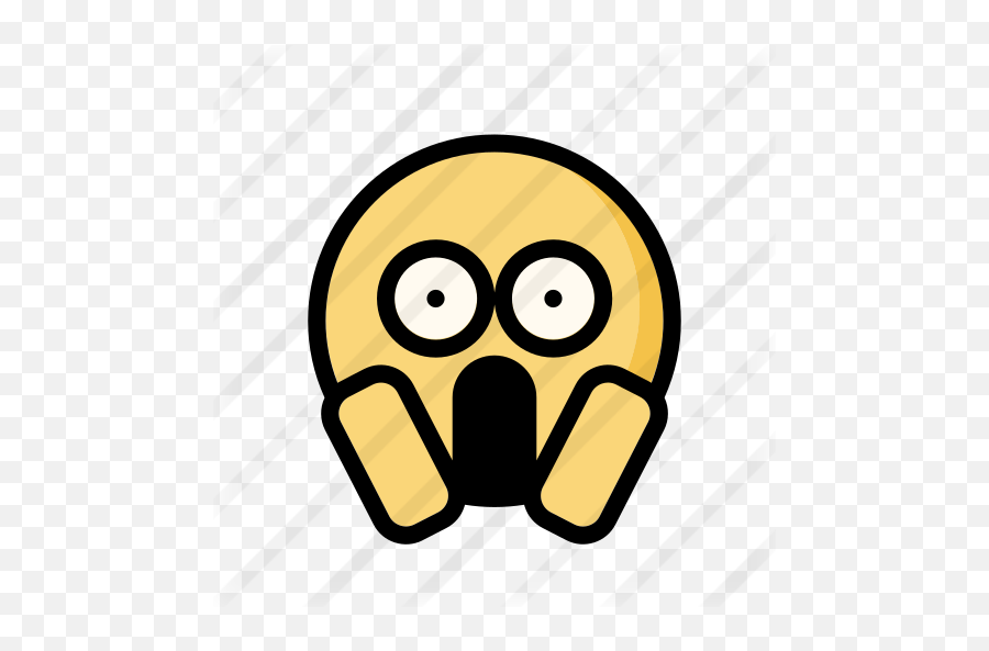 Scream - Free Smileys Icons Dot Emoji,Screaming In Fear Emoji