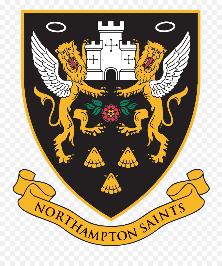 Rugby Teams Edible Image - Northampton Saints Rugby Ball Emoji,Emoji Edible Icing Sheet