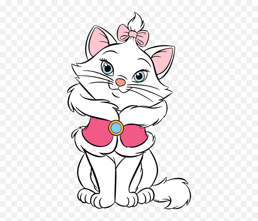 Winking Cat - Shefalitayal Coloring Page Marie Aristocats Svg Emoji,Siamese Kitty Emoticon