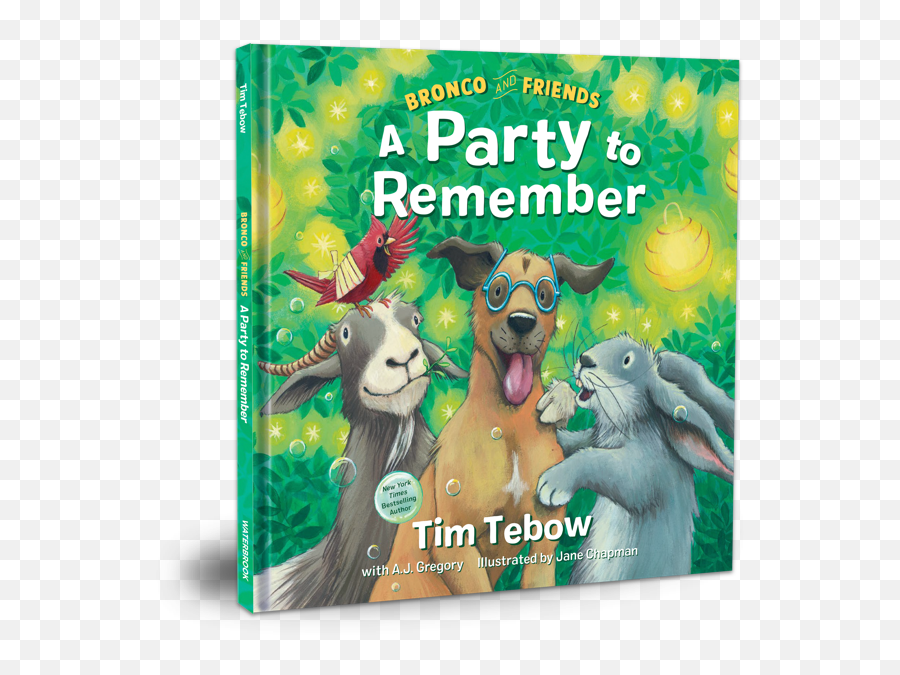 Buy Bronco Friends Childrens Book - Party To Remember By Tim Tebow Emoji,Books About Wearing Your Emotions On Your Sleeve