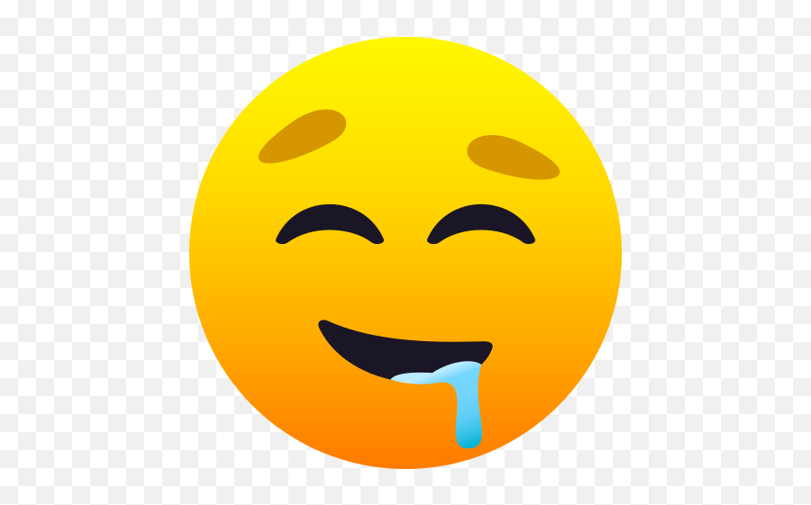 Emoji Drooling Face To Copy Paste - Mouthwatering Emoji,Drool Emoji