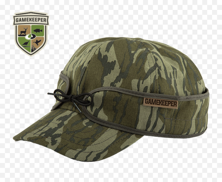 Gamekeeper Field Cap - Stormy Kromer Field Cap Emoji,Camo Print Your Emotion