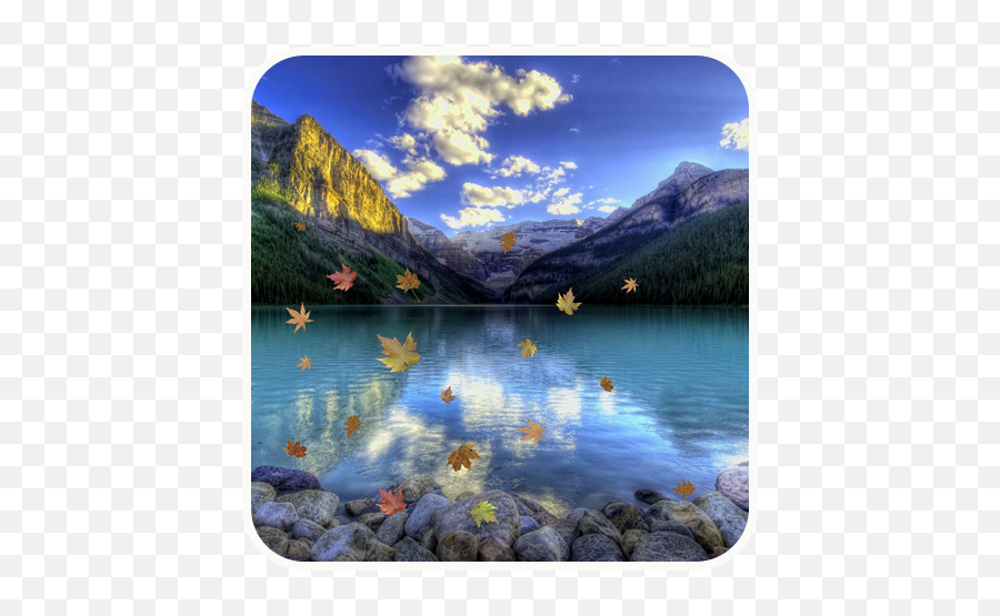 3d Nature Live Wallpaper - Banff National Park Emoji,3d Emoji Wallpaper