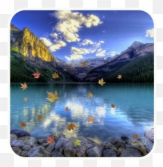 3d Nature Live Wallpaper - Banff National Park Emoji,3d Emoji Wallpaper