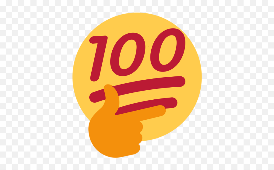 Download 100thinking Discord Emoji - Thinking Emoji Png Happy,Thinking Emoji Twitter