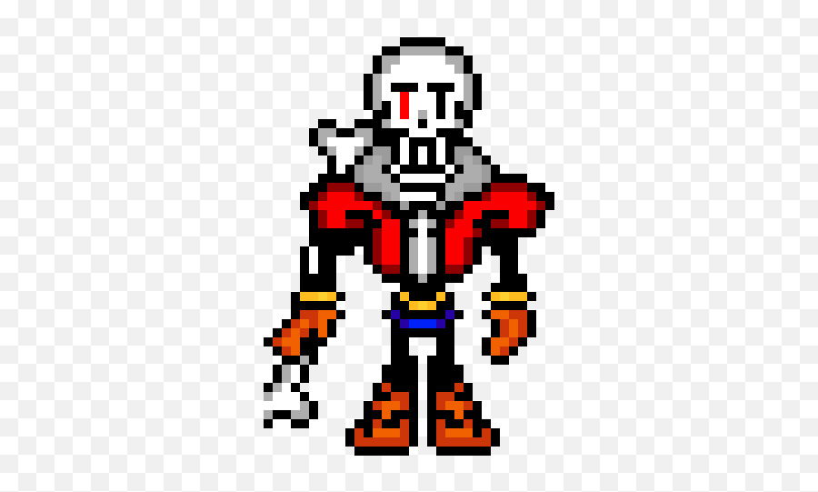 Pixel Art Gallery Emoji,Steam Undertale Emoticon Papyrus