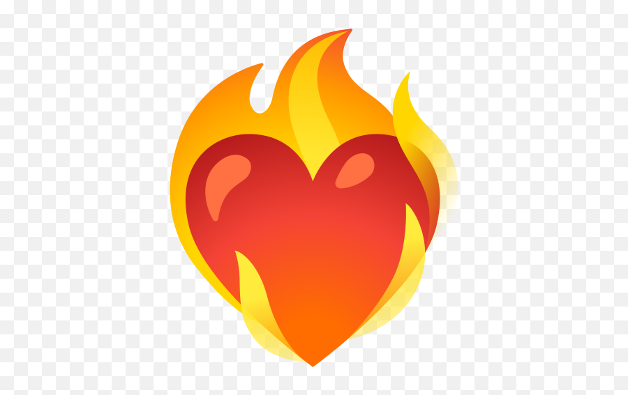 U200d Heart On Fire Emoji Fire Heart Emoji,Heart Emoji Meaning - Free ...