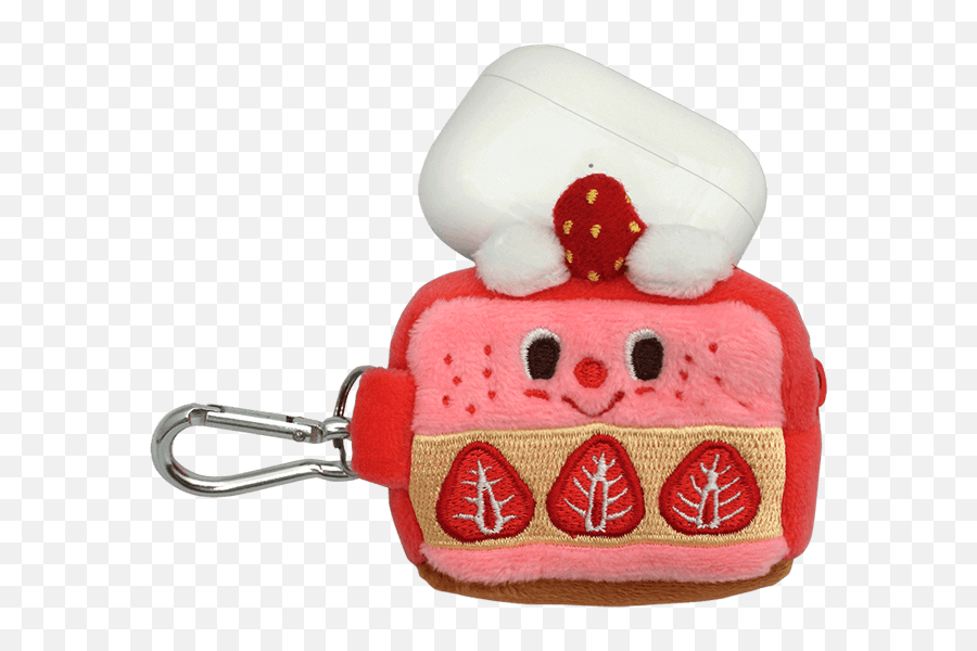 Strawberry Shortcake Mini Case For Airpods U2013 Gladee Emoji,Apple Peanut Emoji