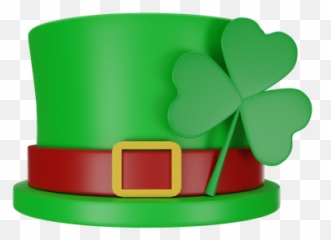 Premium St Patricks Day Hat 3d Illustration Download In Png Emoji,Baby Patrick Discord Emoji