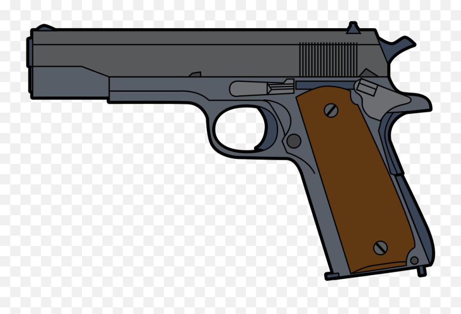 Emoji Handgun Revolver Pistol - Pistol Clipart,Weapon Emoji