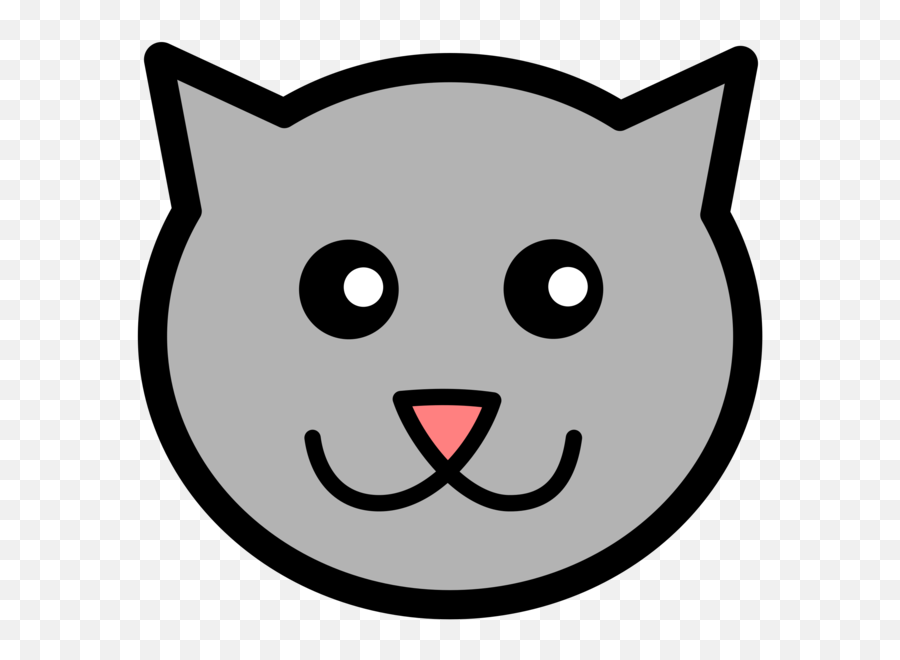 70 Cat Face Vector - Pixabay Pixabay Cartoon Cat Head Drawing Emoji,Cat Faces Emoticons