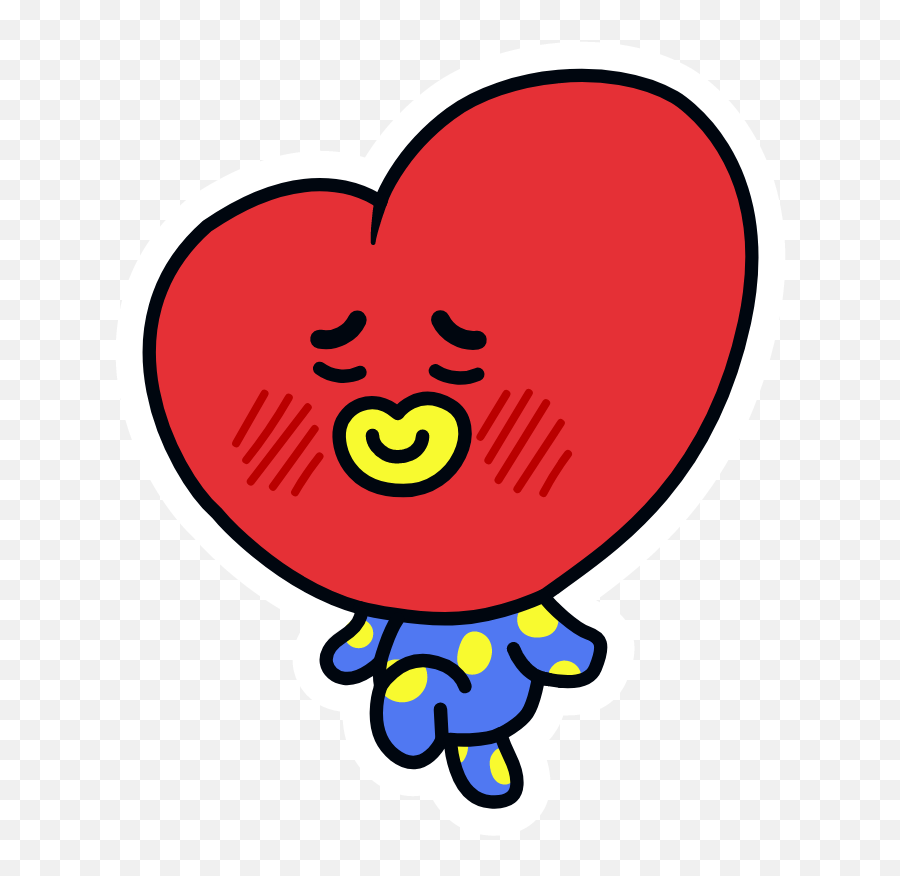 Bts Bt21 Tata V Music Stickers Bts Aesthetic Wallpaper - Tata Png Emoji,Bts Emoji Characters