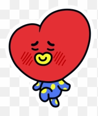Bts Bt21 Tata V Music Stickers Bts Aesthetic Wallpaper - Tata Png Emoji,Bts Emoji Characters