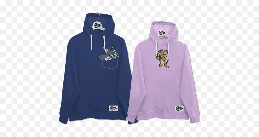 Custom Uae - Couple Hoodies Tom And Jerry Emoji,Emoji Joggers At The Mall