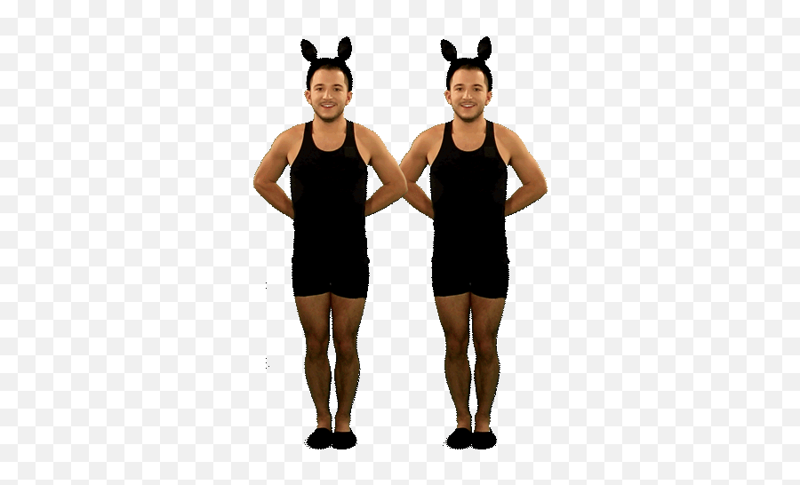 Animated Dancing Girl Emoji 1 - Active Tank,Twins Emoji Costume