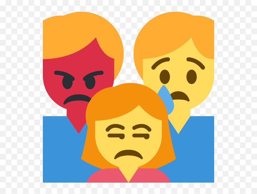 Emoji Face Mashup Bot On Twitter U200du200d Family Man - Sharing,Unamused Emoji Transparent