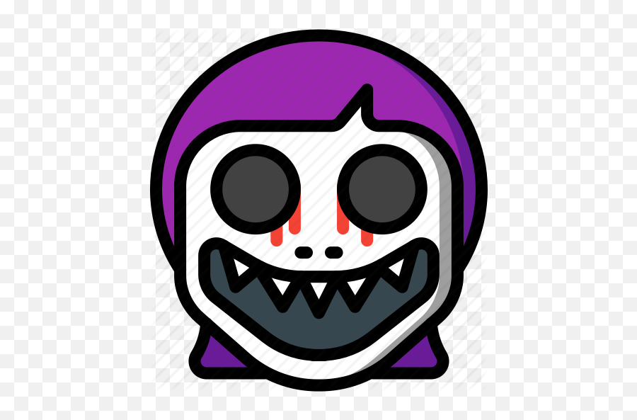 Creepy Demon Emojis Girl Halloween Scary Spooky Icon - Download On Iconfinder Demon Emojis,Scary Laughing Emoji