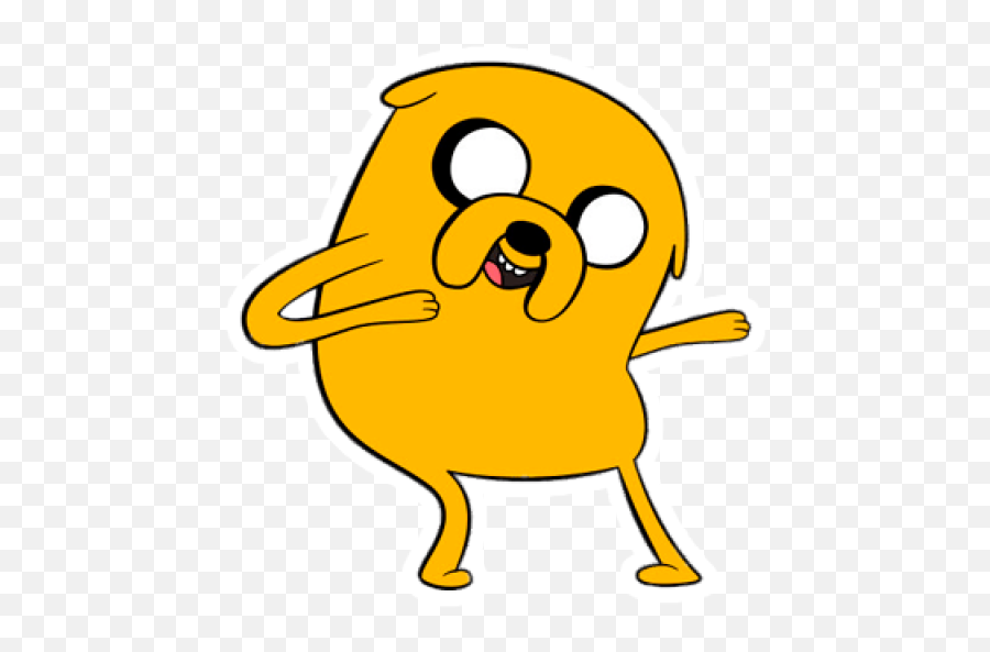 Sticker Maker - Transparent Jake Adventure Time Emoji,Adventure Time Emoji App