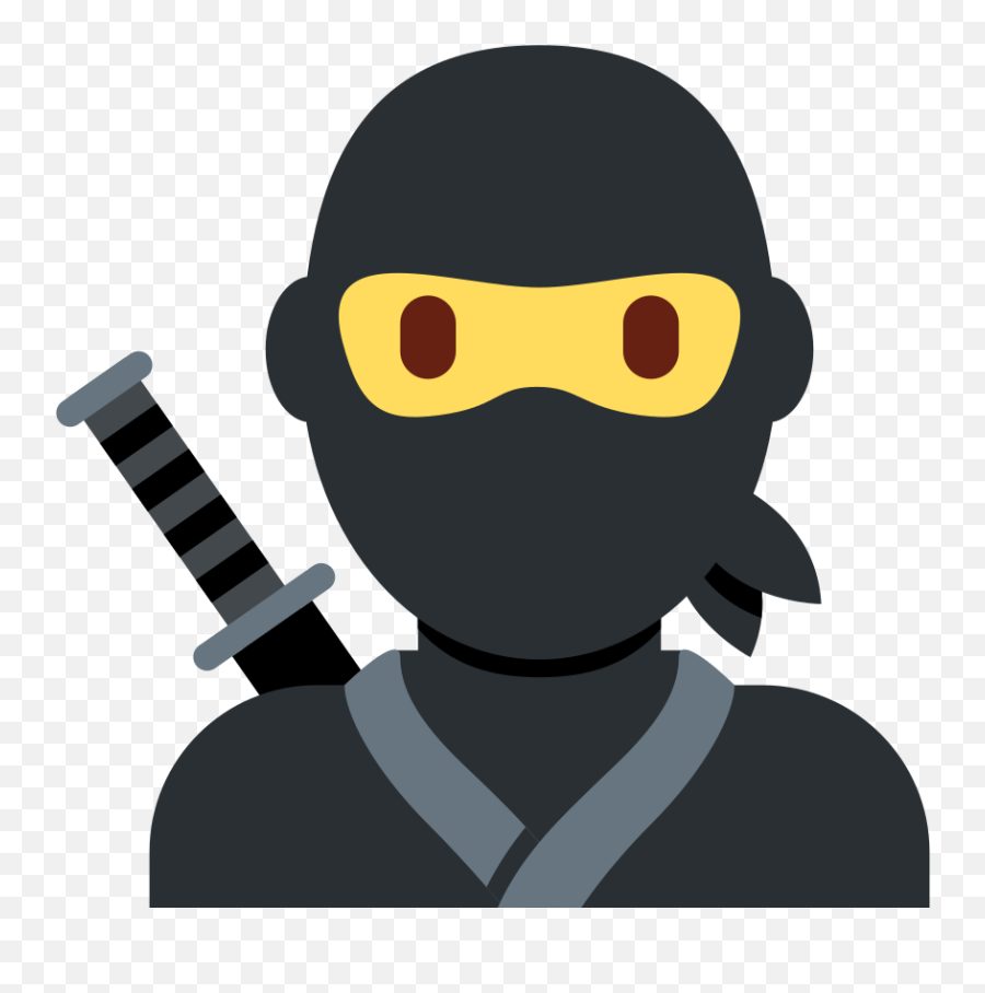Ninja Emoji - Twitter Ninja Emoji,Ninja Emoji
