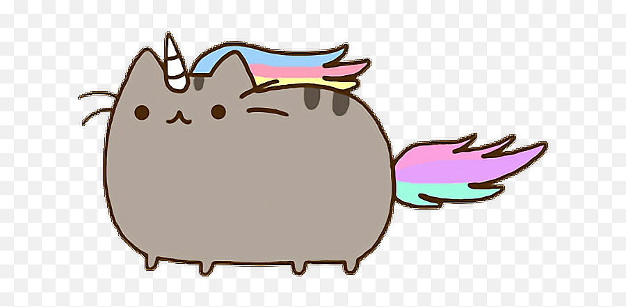 Pusheen Cat Cute Adorable Kawaii - Unicorn Pusheen The Cat Gif Emoji,Pusheen The Cat Emoji