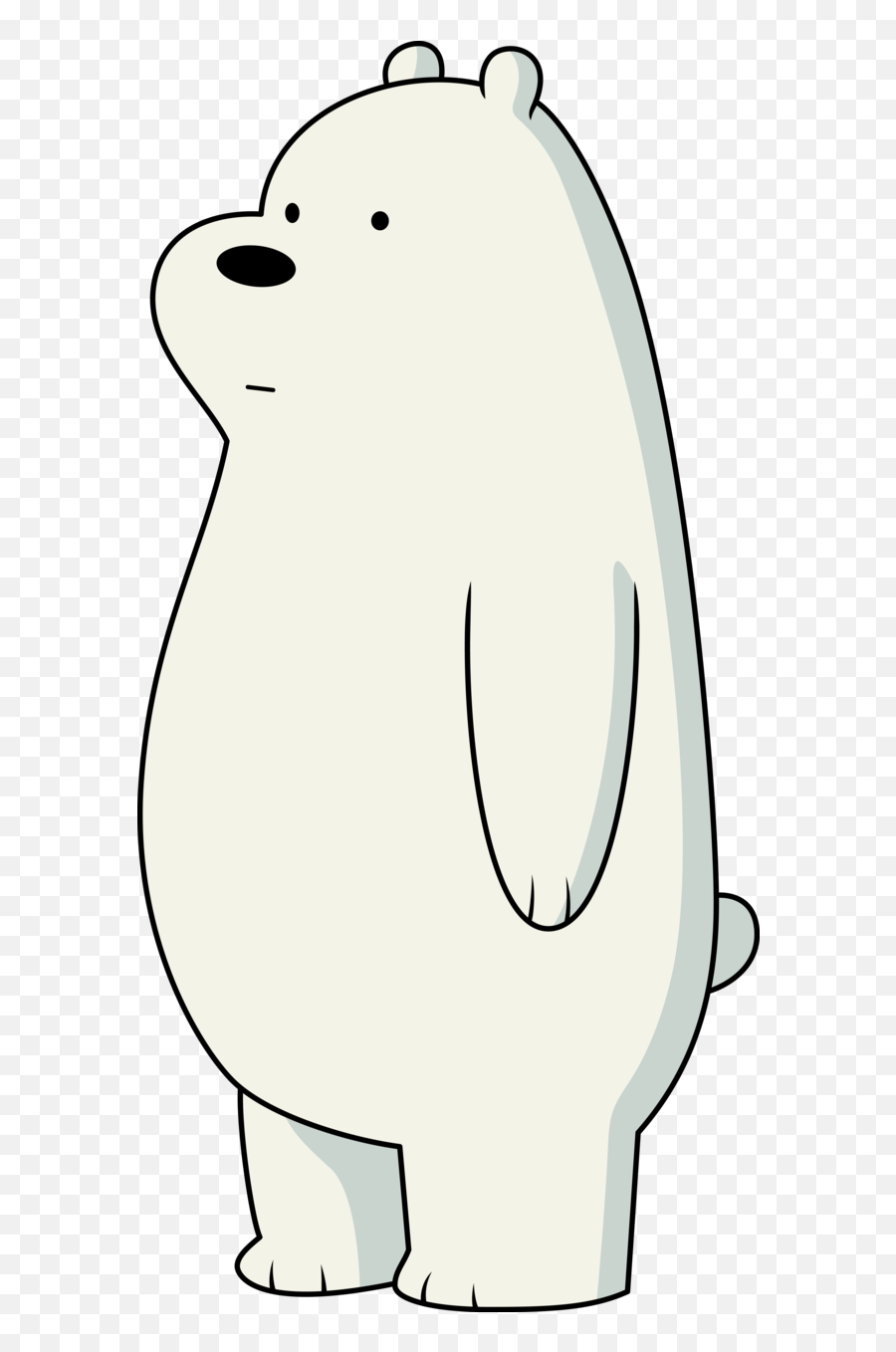 Face Clipart Polar Bear Face Polar - We Bare Bears Ice Bear Emoji,Ice Bear Showing Emotion