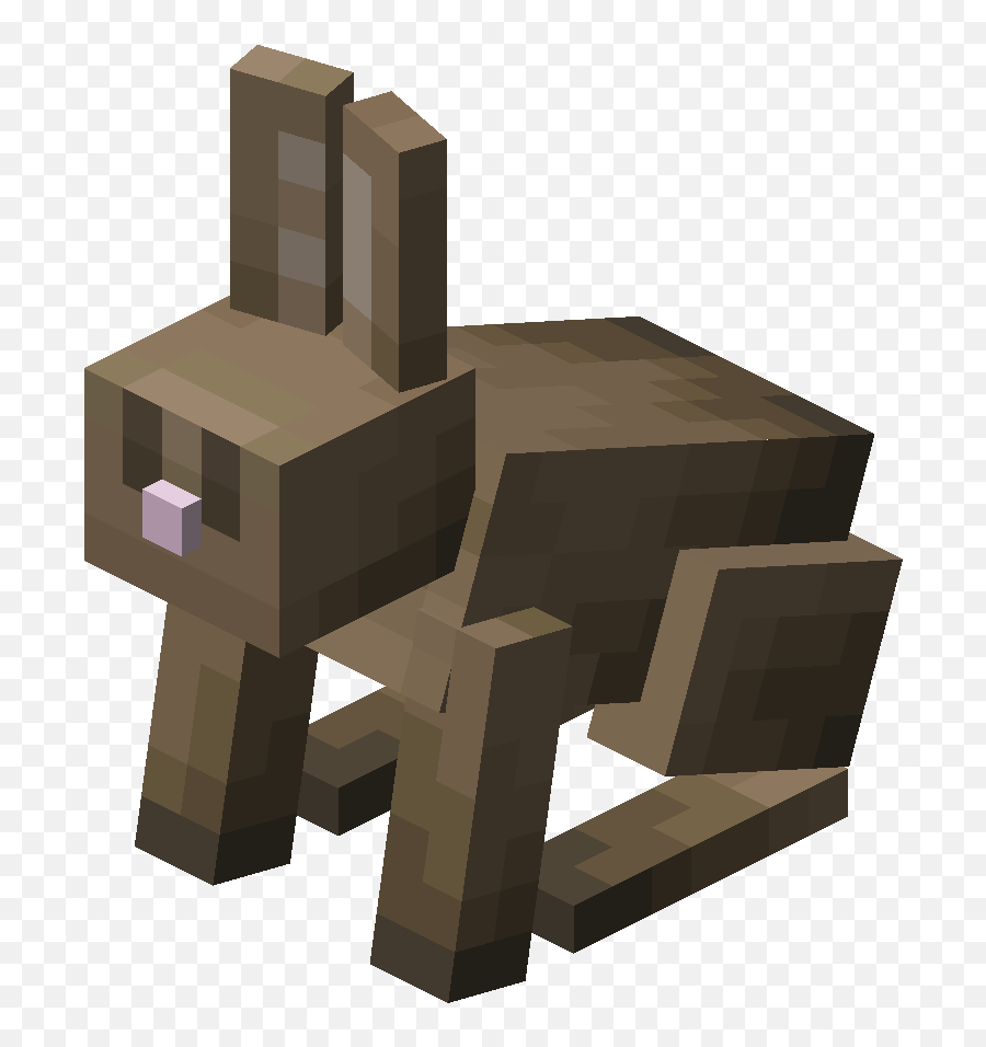 Rabbit - Minecraft Rabbit Emoji,Heart Eye Emoji Mincraft