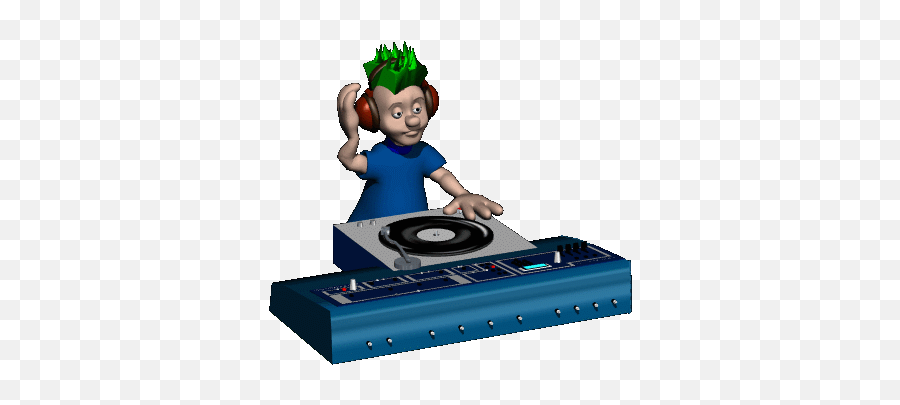 English Speaking Kaise Sikhe U2013 - Dj Playing Gif Emoji,Record Player Emoticon