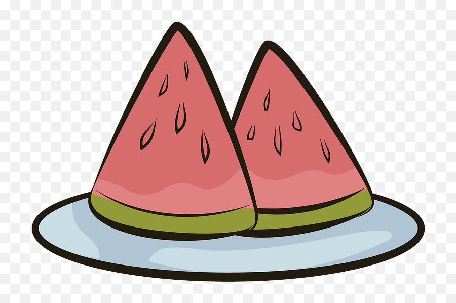 Watermelon Slices Clipart Free Download Transparent Png - 10 Watermelon Slices Clipart Emoji,Emojis Wathermelon Drawings