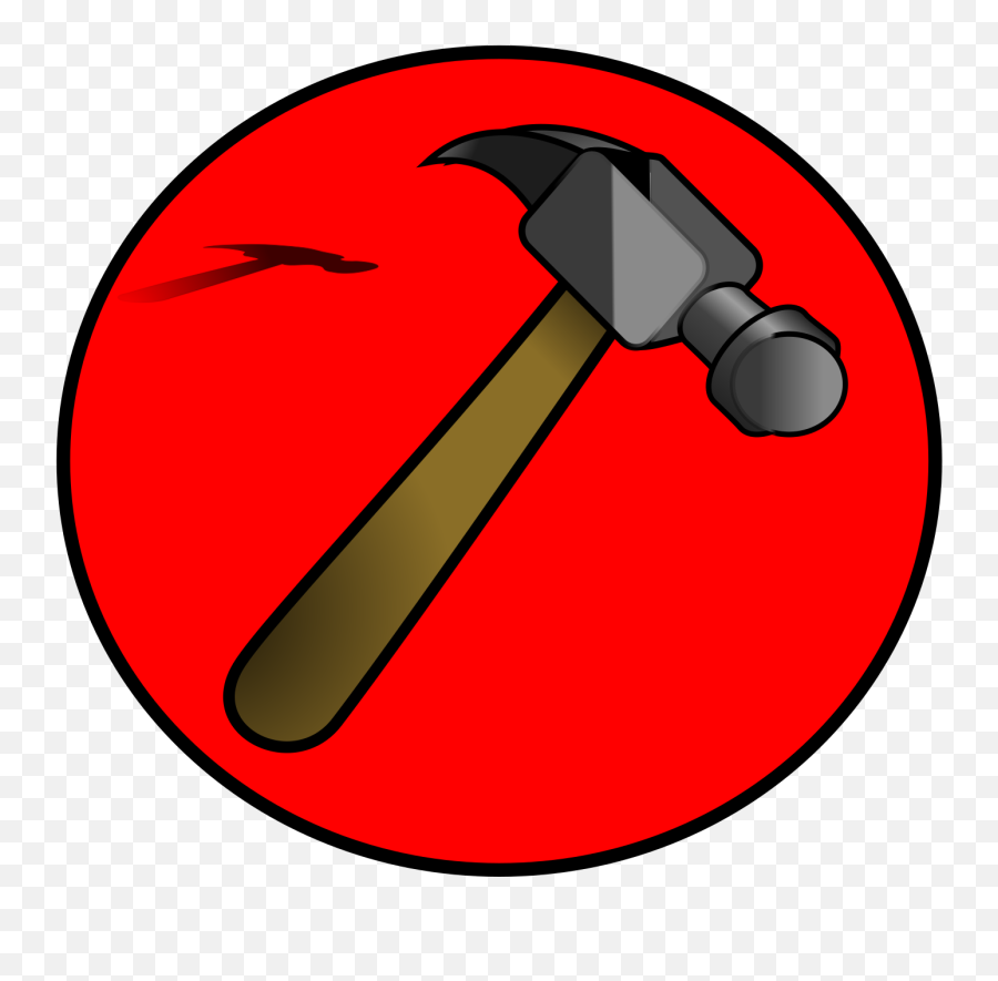 Hammer Icon Svg Vector Hammer Icon - Sledgehammer Emoji,Pink Floyd Hammers Emoticon